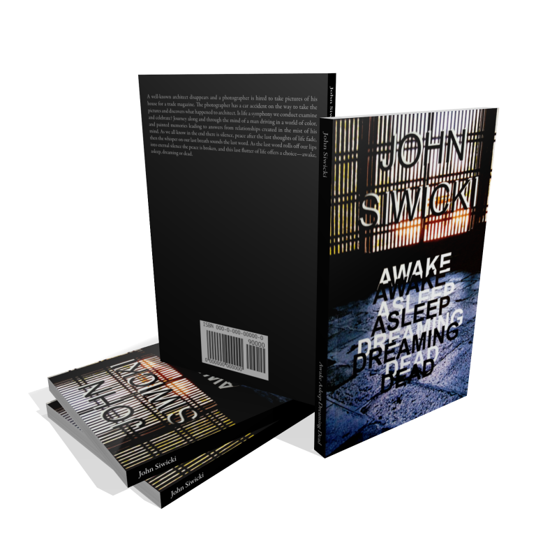 Book cover for Awake Asleep Dreaming Dead , available to option through OptionAvenue